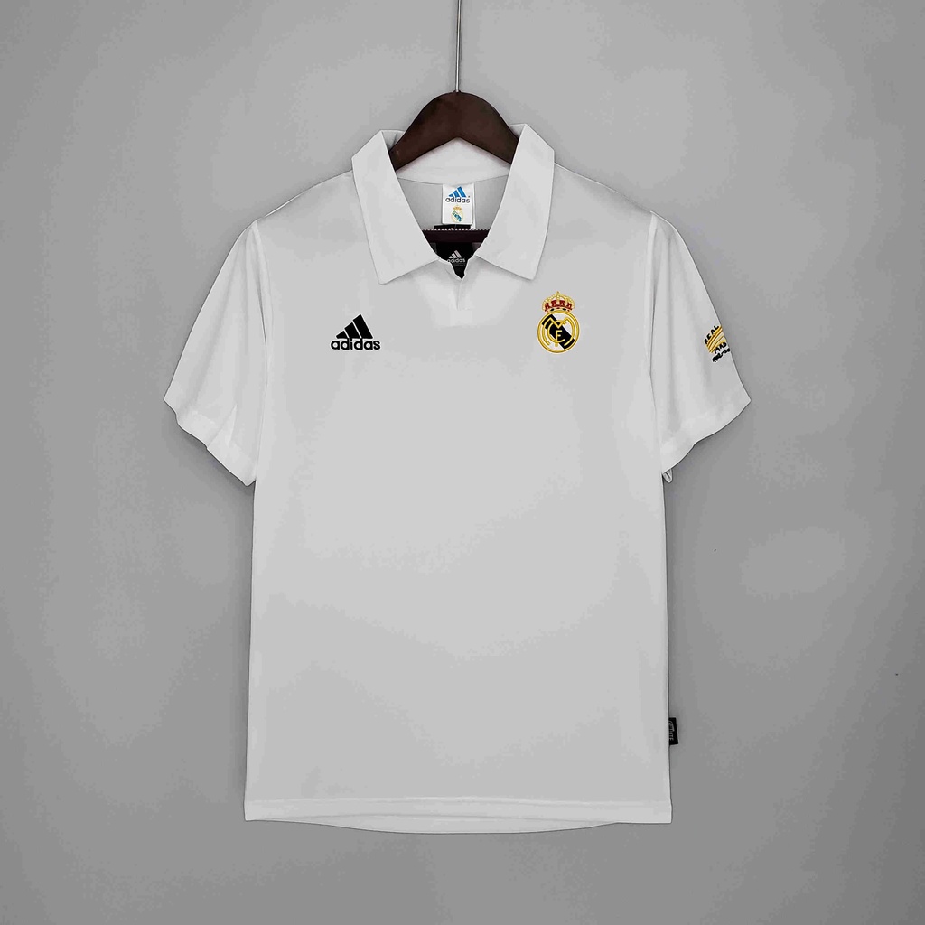 Áo Đồng Phục Bóng Đá Phong Cách Retro Đội Real Madrid 02-03