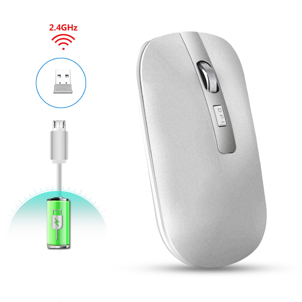 Chuột Máy Tính Không Dây Ykv M30 2.4g 500 Mah