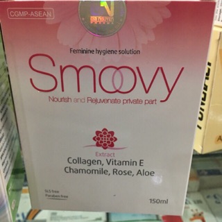 Dung dịch vệ sinh phụ nữ smoovy chai 150ml