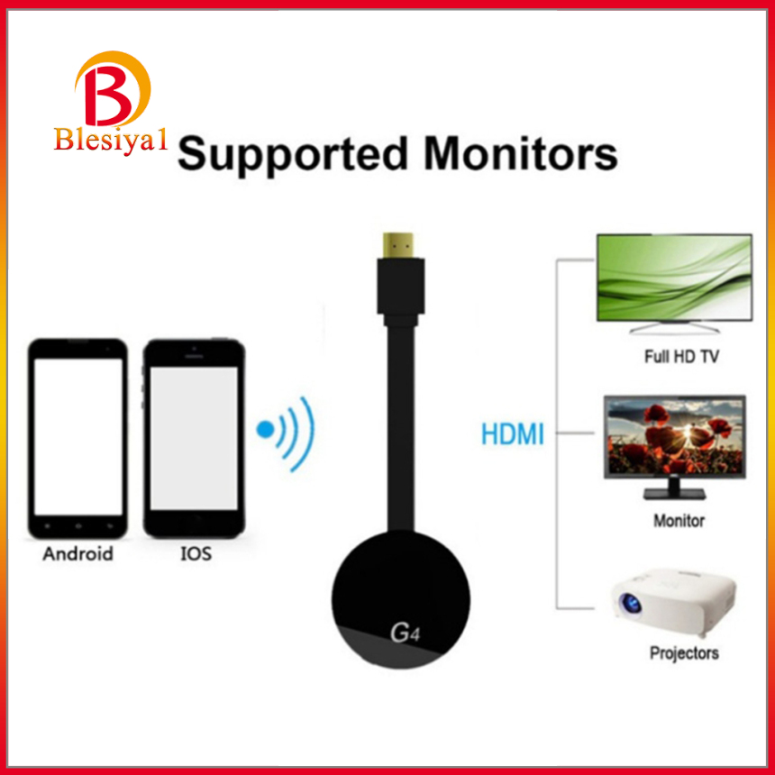 (Hàng Mới Về) Bộ Thu Tín Hiệu Wifi Không Dây Hdmi Chuẩn Hd Chất Lượng Cao