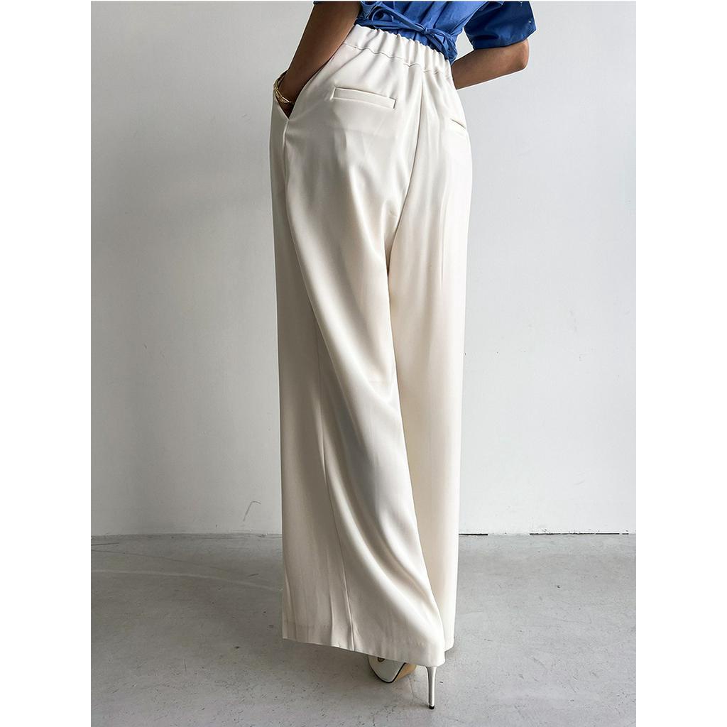 Quần Ống Suông Lưng Cao Xếp Ly Dễ Phối Đồ 61847