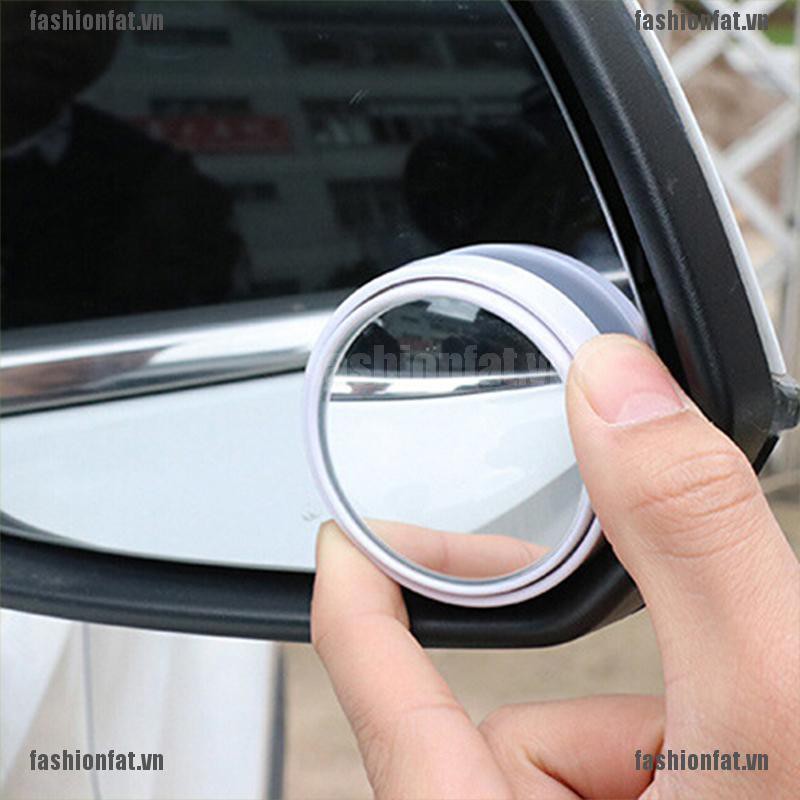 Gương chiếu hậu góc 360° chiếu điểm mù màu trắng điều chỉnh linh hoạt cho xe hơi