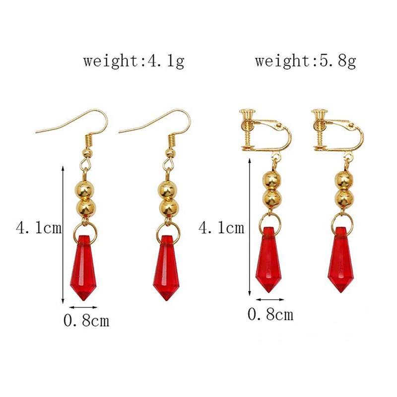 Cặp khuyên tai thời trang hóa trang nhân vật Genshin Impact Tartaglia