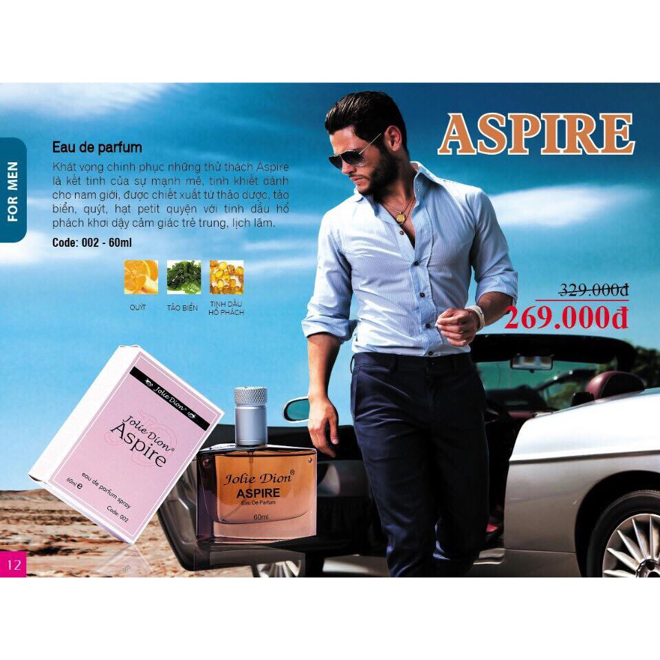 Nước hoa Singapore Jolie Dion  Aspire 60ml