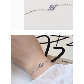 VÒNG TAY BẠC S925 HẠT ĐÁ XANH