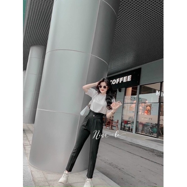 Sét Cổ Bèo Quần Baggy Tây (Bigsize 55kg Đến 100kg (M/L/XL/XXL)