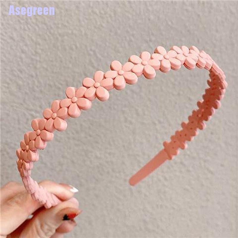 Băng Đô Nhựa acrylic Hình Bông Hoa Phong Cách Hàn Quốc