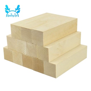 Bộ khối gỗ basswood mềm điêu khắc và điêu khắc cho người mới bắt đầu