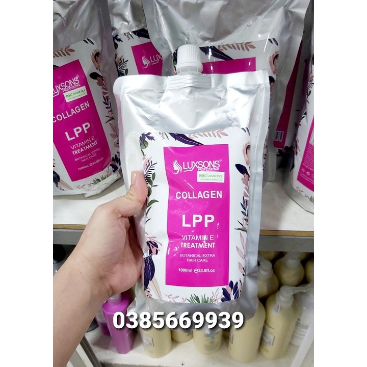 HẤP PHỤC HỒI CHUYÊN SÂU LPP COLLAGEN  MỀM MƯỢT 1000ml