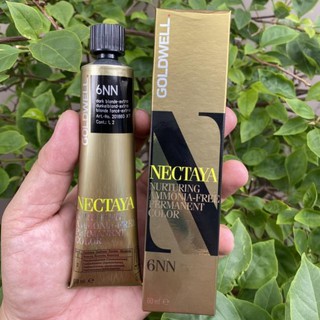 Tặng kèm oxy trợ nhuộm) THUỐC NHUỘM TÓC GOLDWELL NECTAYA FREE AMONIAC 60ML/100ml