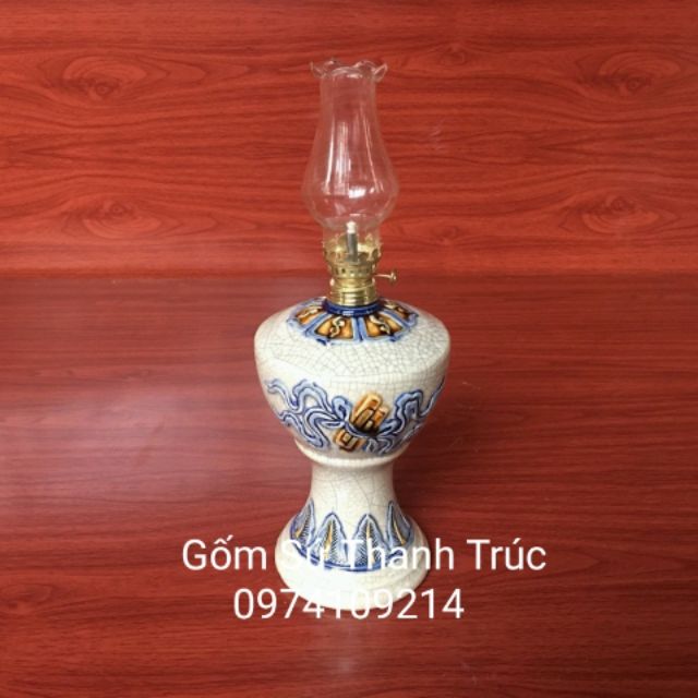 Đèn thờ men rạn cổ