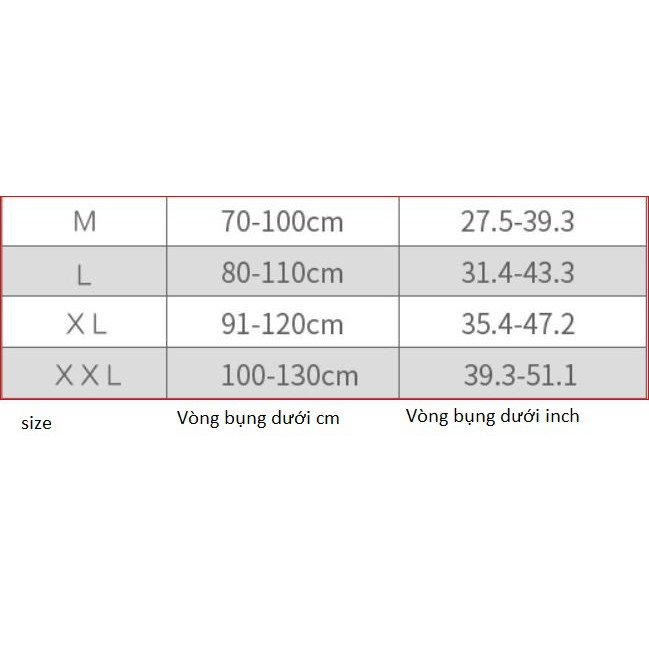 Đai nâng đỡ bụng bầu ( màu trắng )