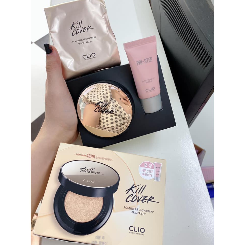 SET PHẤN NƯỚC CLIO KILL COVER FOUNDWEAR CUSHION XP | BigBuy360 - bigbuy360.vn