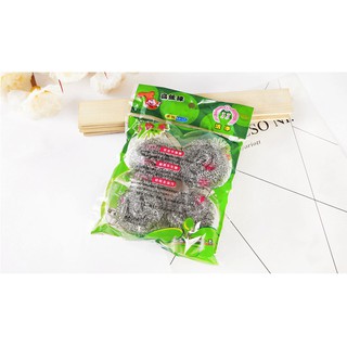 Set 4 Miếng Bùi Nhùi Cước Sắt Rửa Chén Đĩa