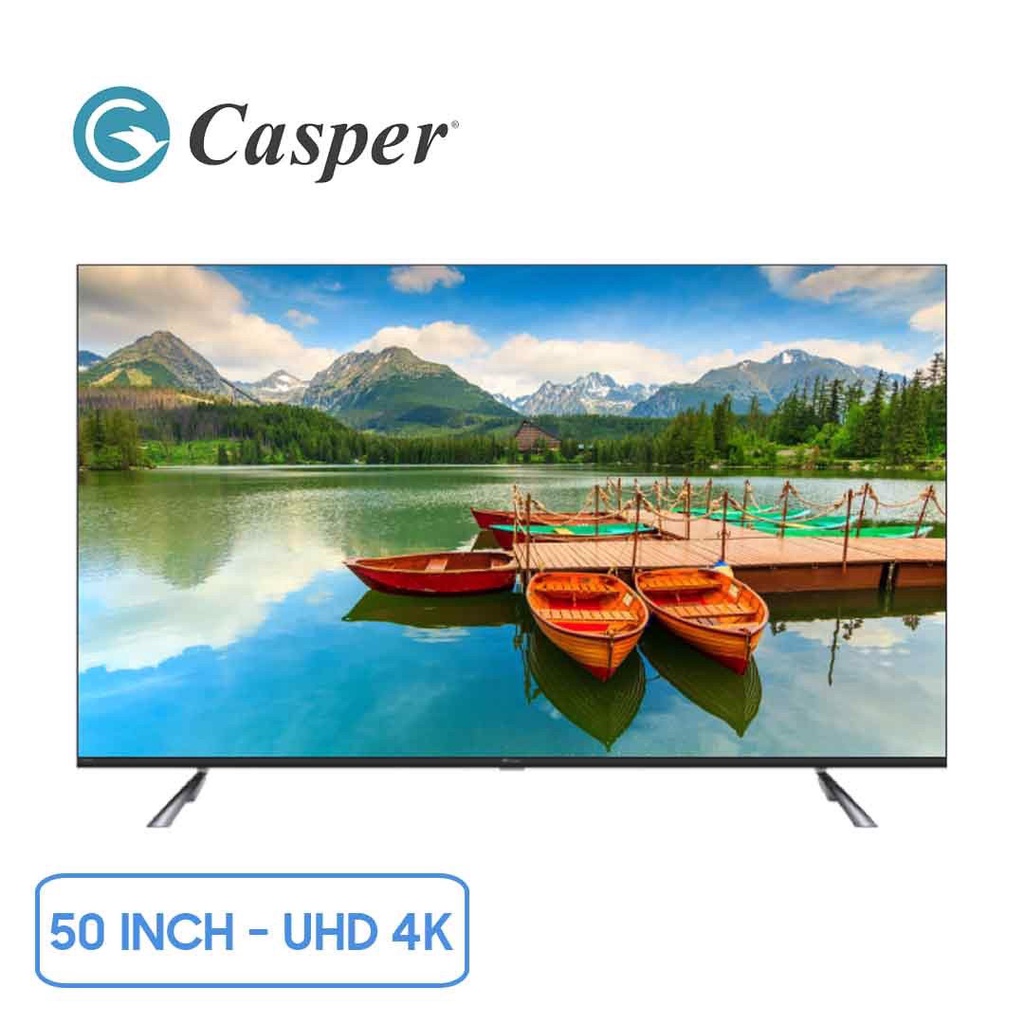 Smart Tivi Casper 4K 50 inch 50UG6100 Android âm thanh vòm Dolby Audio hoàn hảo - BH 24 tháng chính hãng.