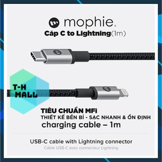 [CHUẨN MFI] Cáp USB-C To Lightning 1m Mophie Cho iPhone Type C To Lightning thumbnail