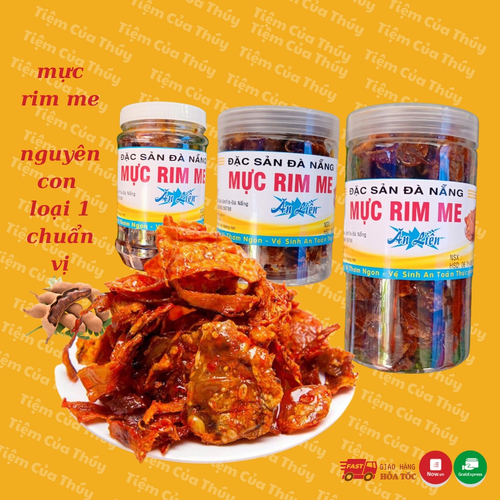 Mực rim me Đà Nẵng chuẩn vị 300gr làm từ khô mực câu ngon gia vị đậm đà