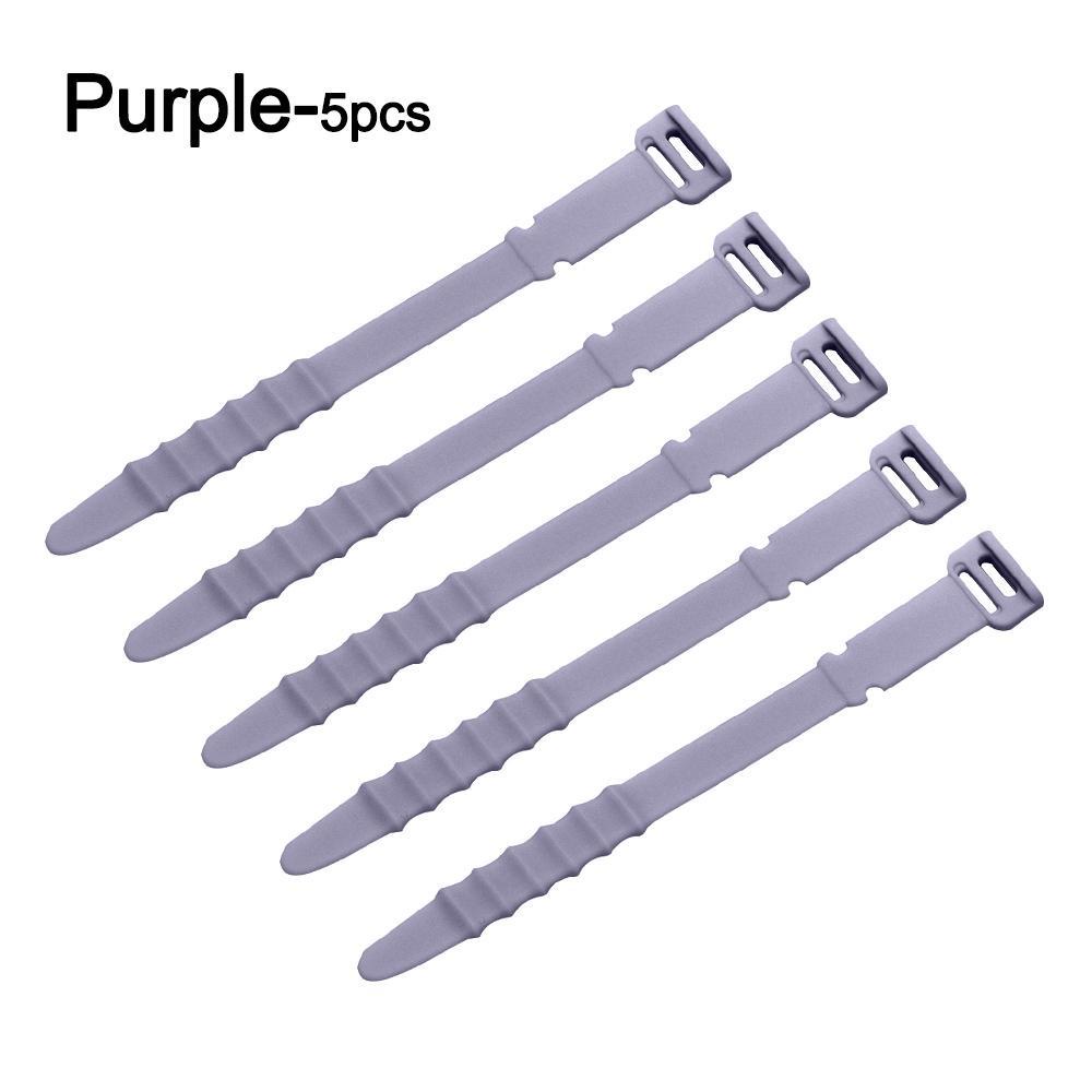 Bộ 5 Dây Quấn Dây Cáp USB Hình Xương Cá
