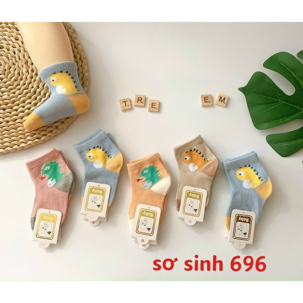 Set 10 đôi tất 0-12 tháng, vớ sơ sinh cute (giao ngẫu nhiên mẫu theo đợt)