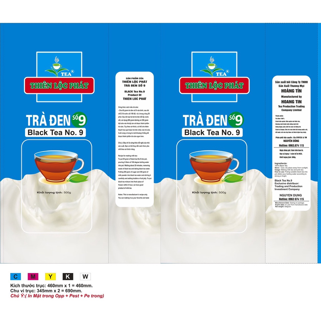 Trà Đen Thiên Lộc Phát (Nguyên liệu pha trà sữa)