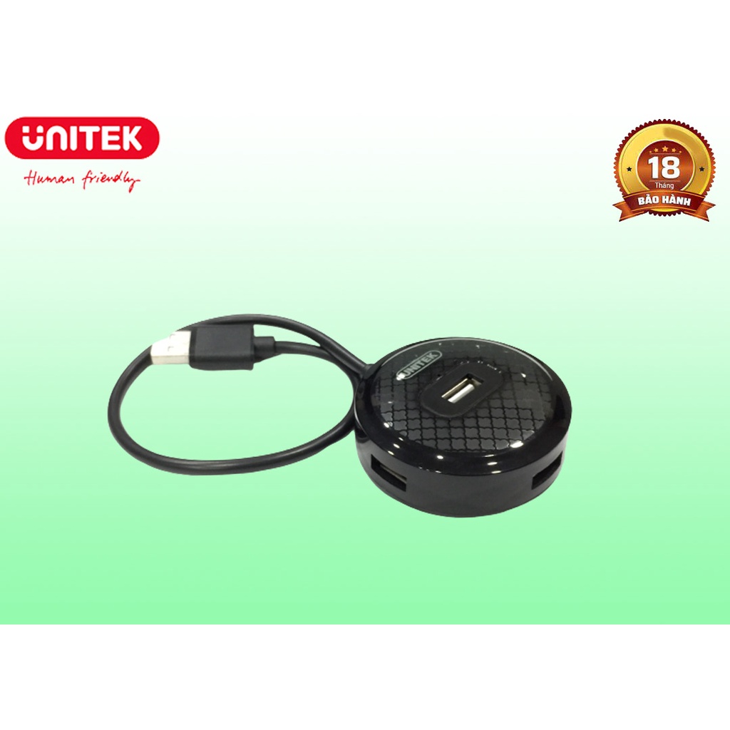 BỘ CHIA USB (2.0) 4 CỔNG UNITEK 0.3M  H200ABK,HUB USB UNITEK BH 18T