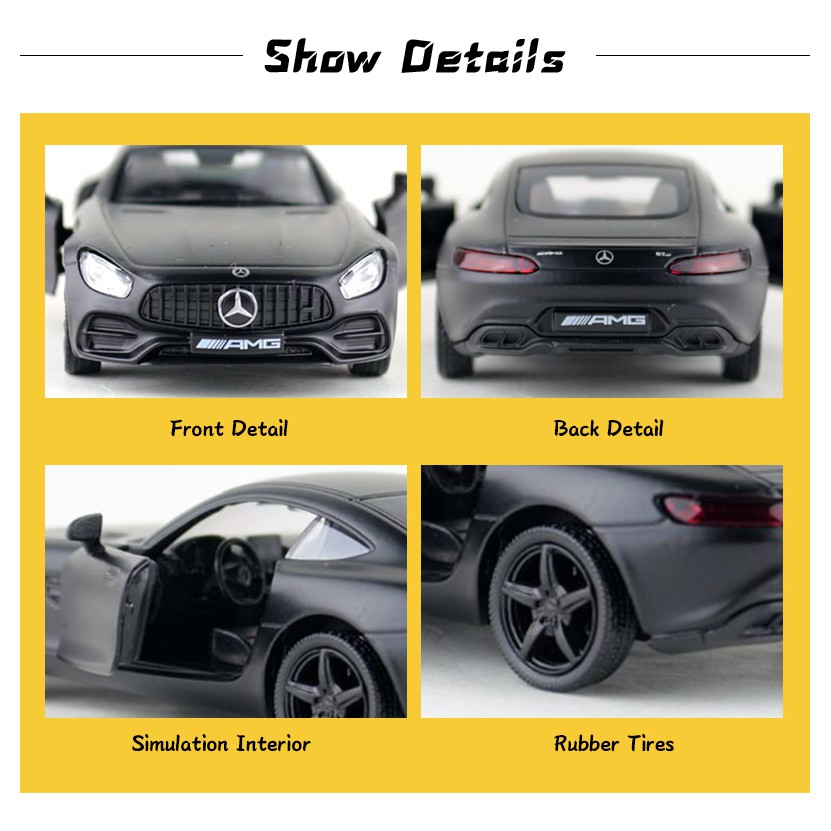 Xe mô hình kim loại Mercedes-Benz 1:36