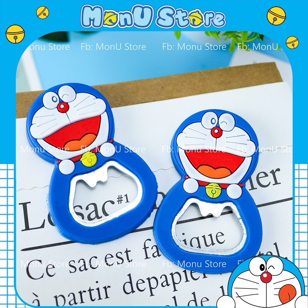 Đồ khui bia, nước ngọt có nam châm tránh thất lạc hoạt hình DORAEMON DOREMON dễ thương cute