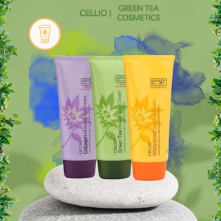 Kem chống nắng dưỡng da Cellio SPF 50PA+++ Hàn Quốc 70ML