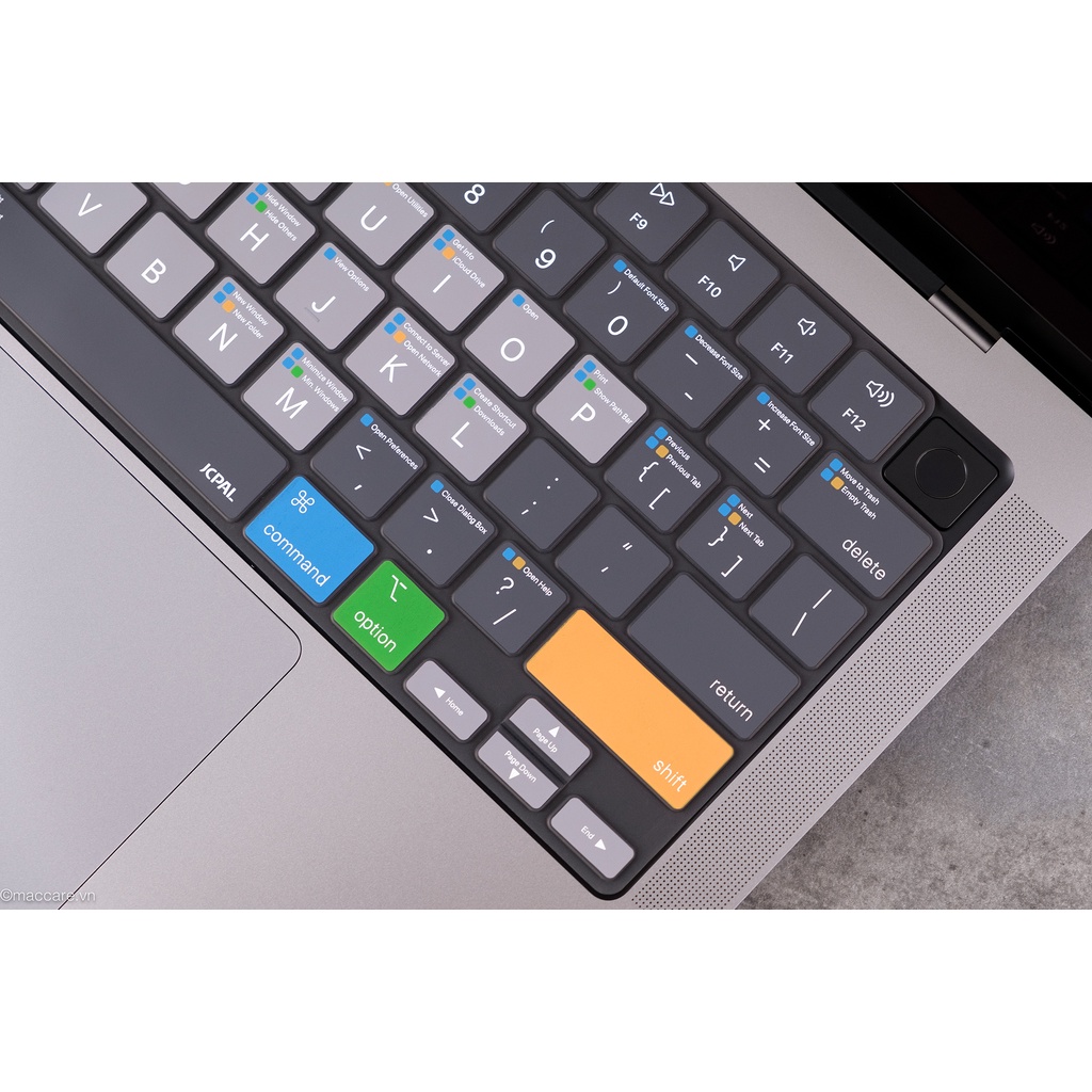 Miếng phủ phím macbook pro 14inch, 16inch M1 2021 chính hãng JCPAL