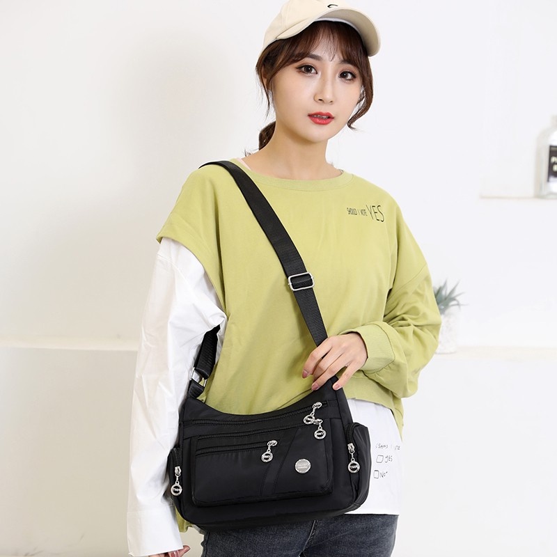 Túi Đeo Chéo Nữ Vải Canvas Chống Nước Thời Trang túi xách nữ-76