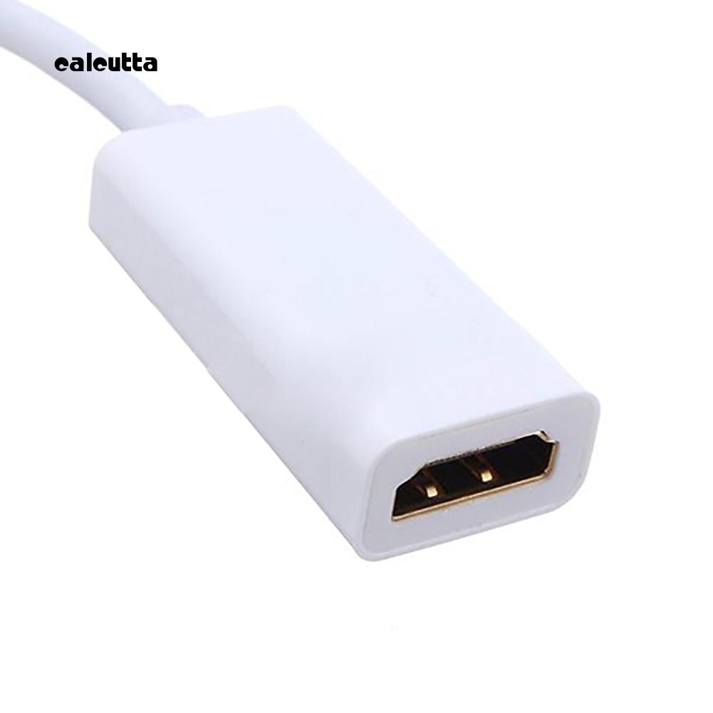 Dây cáp chuyển đổi cổng mini DP sang HDMI 1080P dành cho Apple MacBook Air Pro iMac -16th