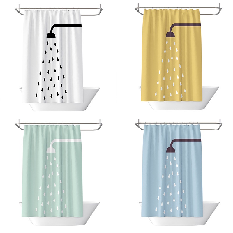 Rèm phòng tắm bằng Polyester chống thấm chống mốc chất lượng cao