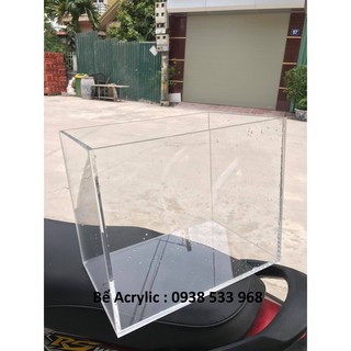 Bể acrylic 15x10x15, Siêu trong, siêu nhẹ hồ mika phù hợp cho nuôi cá, cây thủy sinh.Dùng kèm theo đèn, bơm, lọc