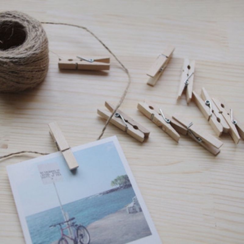 50 kẹp gỗ kẹp clip size 35mm