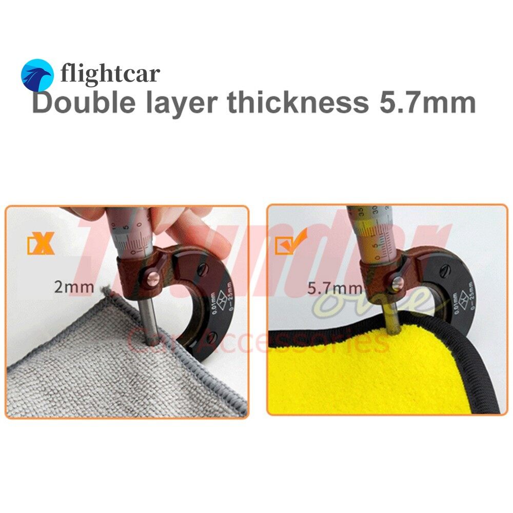 Khăn Lau Xe Hơi Vải Sợi Nhỏ Dày Dặn Thấm Hút Tốt 30x30cm