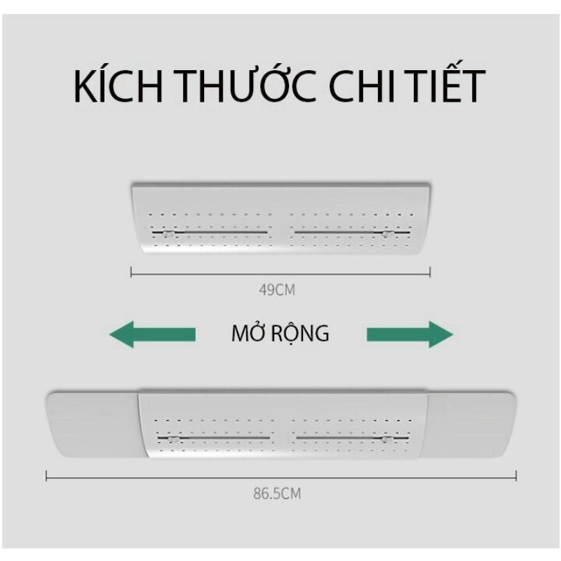 Tấm Chắn Gió Điều Hòa - Đổi Hướng Gió Điều Hòa Có Thể Thay Đổi Kích Thước