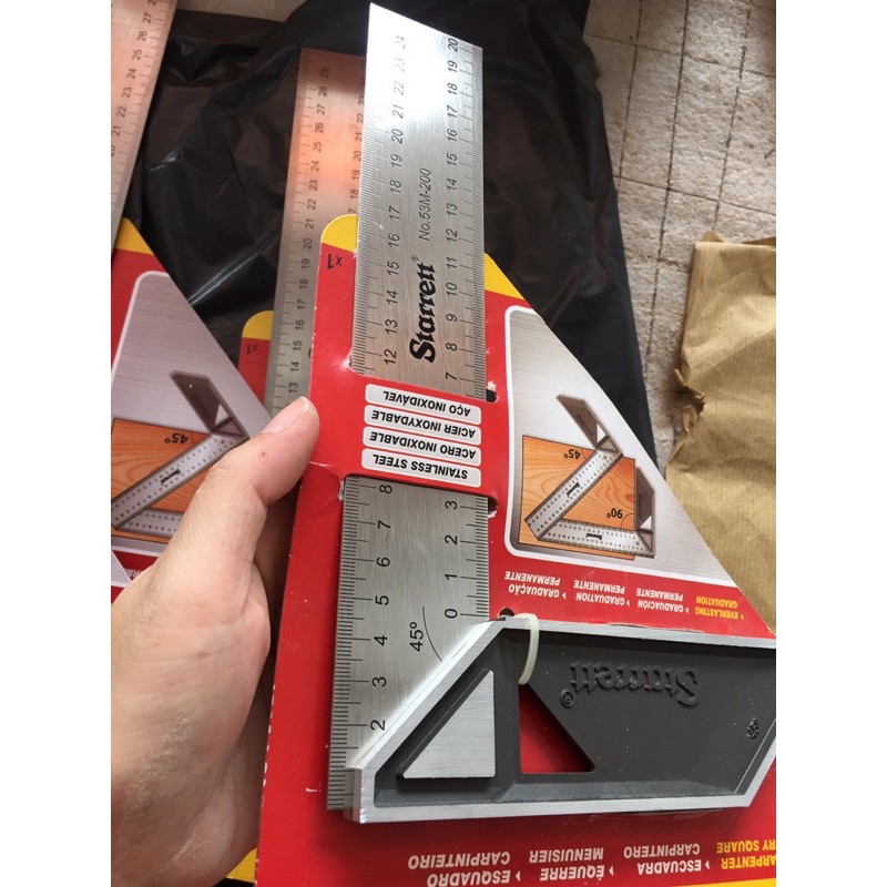 Thước Ê ke vuông starrett