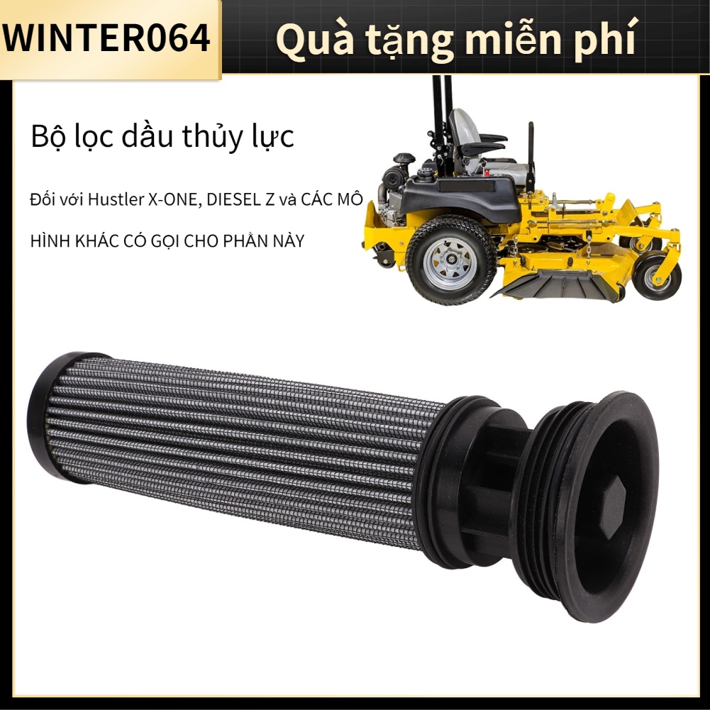 Phần tử lọc dầu hút thủy lực 601413X Thay thế cho Máy cắt cỏ Hustler X ‑ ONE DIESEL Z Winter064