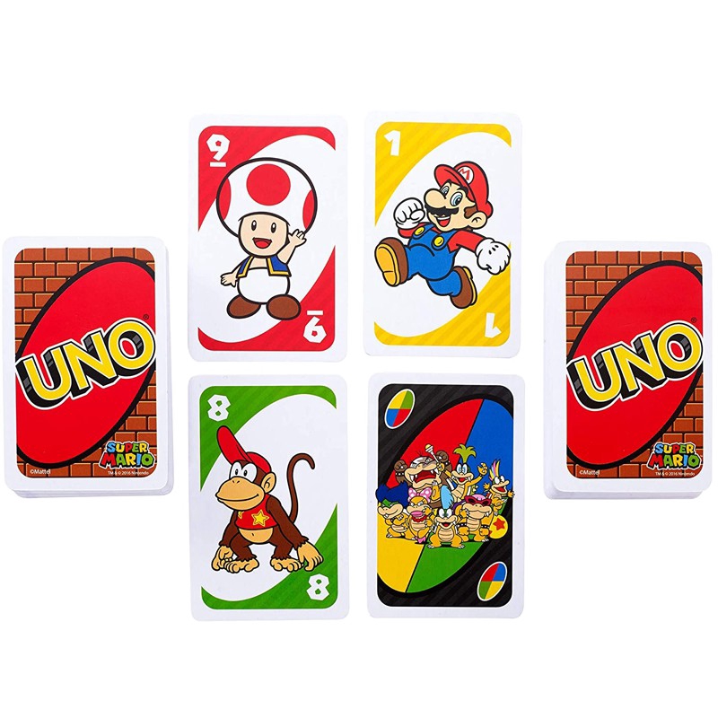 Bộ thẻ bài Uno: Super Mario độc đáo vui nhộn