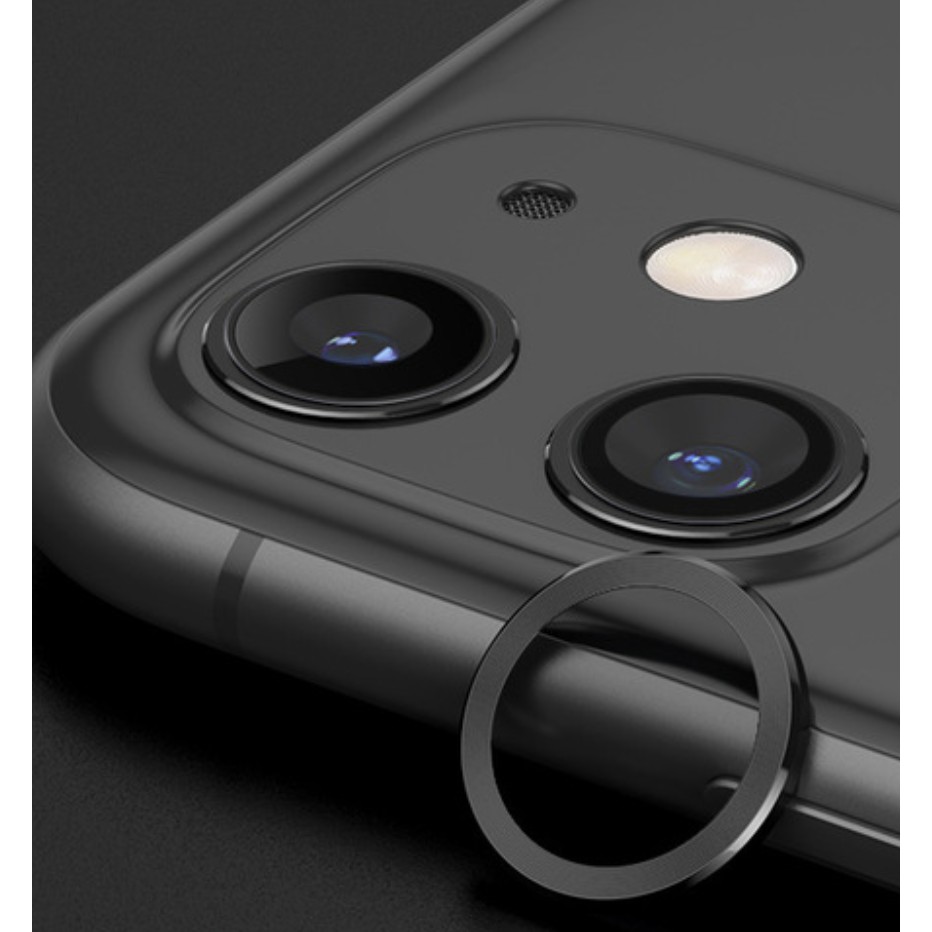 Viền nhôm chụp dán bảo vệ xung quanh cụm camera iphone 12promax,11,xsmax,x,xr,7p,8p,6p