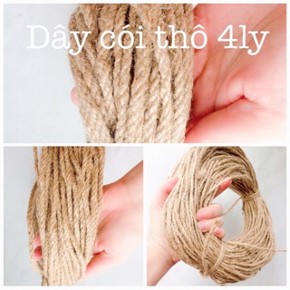1 CUỘN DÂY CÓI THÔ SIZE 4Ly LỚN(25m-50m)
