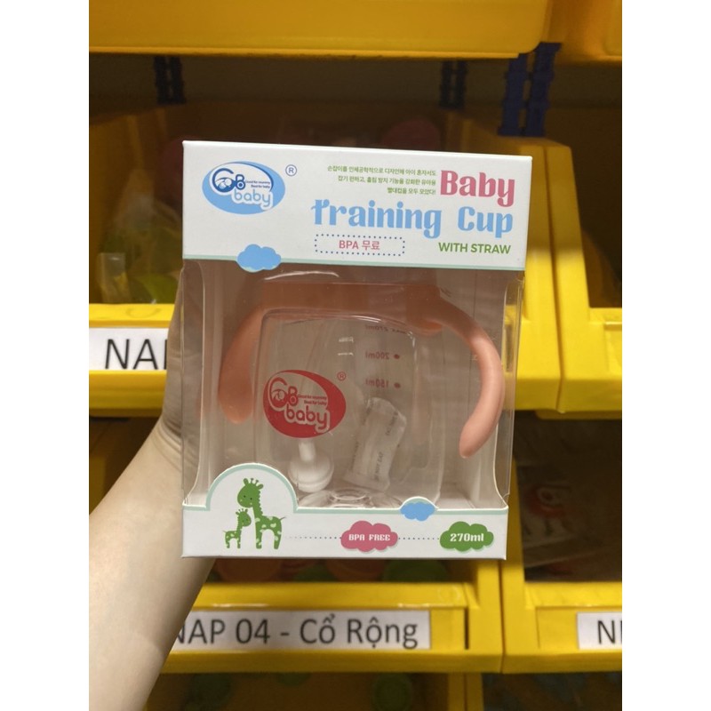 Bình tập uống GB Baby Hàn Quốc 270ml [Tặng 1 cọ rửa ống hút]