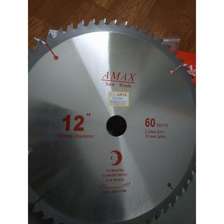 lưỡi cắt gỗ amax đường kính 300 60 rang