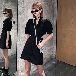 Váy vest hở lưng cá tính (sẵn S M)