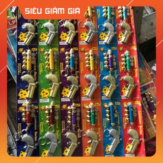 1 vỉ to đèn laze kèm móc thìa khoá