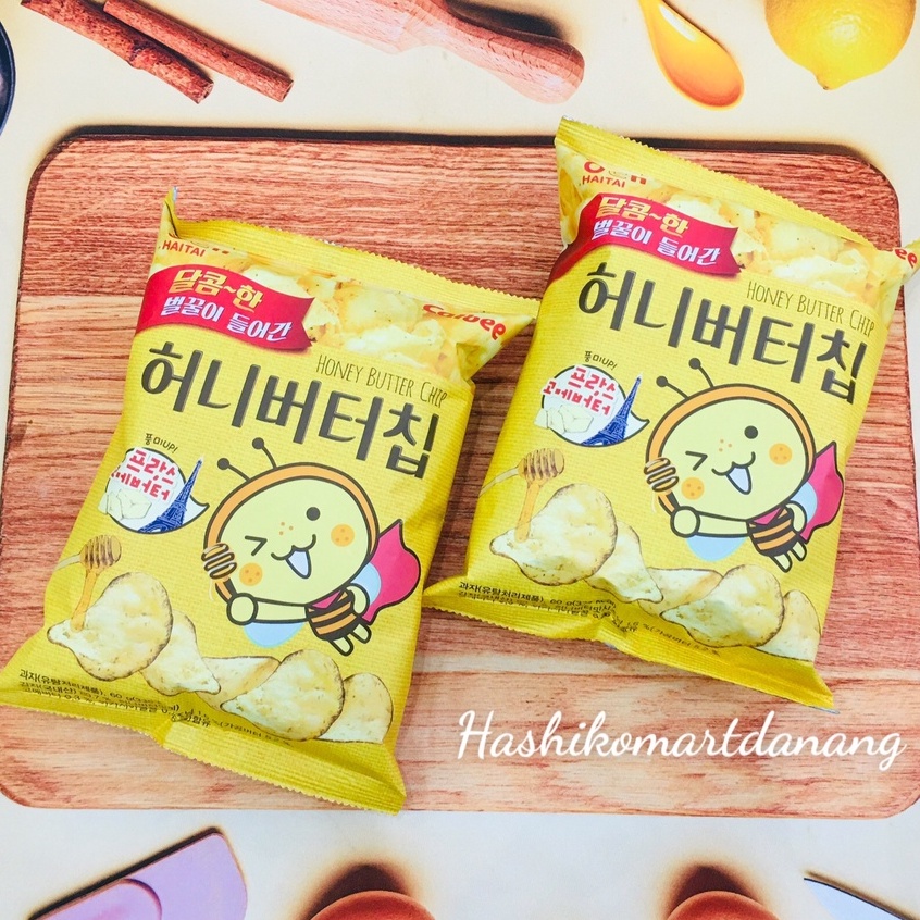 Snack khoai tây bơ mật ong Hàn Quốc 60g