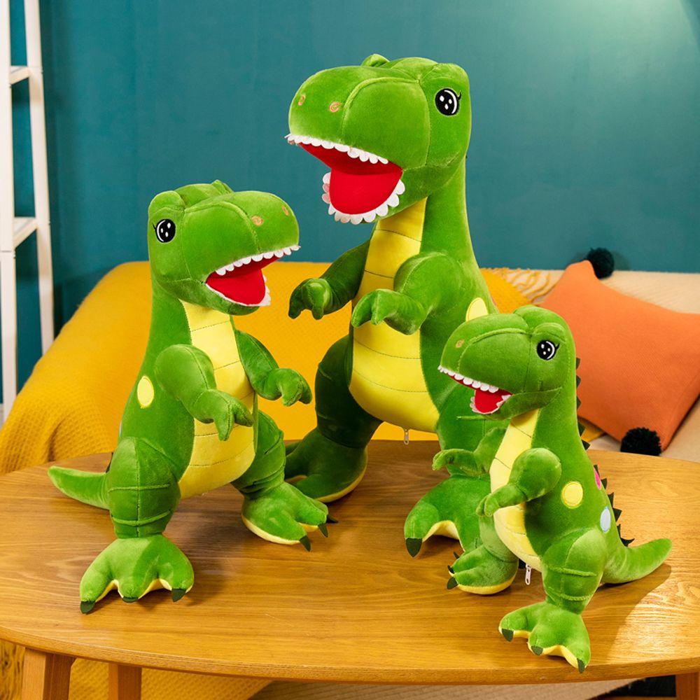 REBUY1 Khủng Long Tyrannosaurus Rex Nhồi Bông Hoạt Hình Trang Trí Giường Ngủ / Văn Phòng / Tiệc Cưới / Sinh