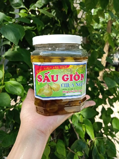 Sấu giòn ngâm đường hộp 1kg cả nước