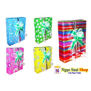[CAO CẤP] HỘP QUÀ GIẤY KIẾNG CHỮ NHẬT 24cm + TẶNG KÈM NƠ - HỘP GÓI QUÀ TẶNG CỰC ĐẸP TIỆN LỢI