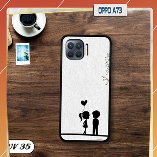 Ốp lưng nhám viền dẻo OPPO A73 in hình